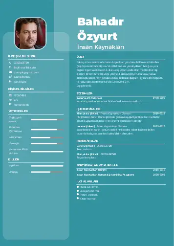 İnsan Kaynakları Cv Örnekleri cv indir